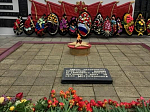 Настоятель Александро-Невского храма принял участие в мероприятии по случаю Дня Победы и совершил поминовение погибших в ВОВ