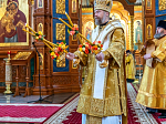 Епископ Россошанский и Острогожский Дионисий в числе сонма Архипастырей совершил Божественную литургию в Благовещенском кафедральном соборе г. Воронежа