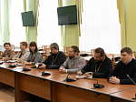 Епископ Россошанский и Острогожский Дионисий принял участие в совещании, посвящённом предстоящему Великому освящению храма Успения Пресвятой Богородицы г. Калач