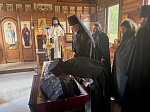 В Воскресенском Белогорском монастыре совершили чин монашеского отпевания над монахом Спиридоном (Сидоренко)
