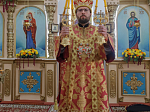 В день памяти сщмч. Евгения Попова епископ Дионисий совершил Божественную литургию в Преображенском храме села Заболотовка в месте служения святого