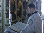 В Крещенский сочельник епископ Россошанский и Острогожский Дионисий совершил Литургию в храме Святой Живоначальной Троицы районного поселка Кантемировка