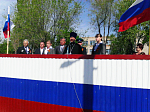 Митинг, в ознаменовании 70-летия победы в Великой Отечественной Войне, в Новобелой
