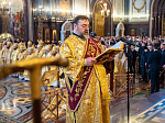 В семнадцатую годовщину интронизации Святейшего Патриарха Кирилла епископ Дионисий сослужил Предстоятелю Русской Православной Церкви в Храме Христа Спасителя