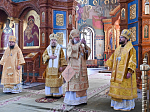 Епископ Россошанский и Острогожский Дионисий принял участие в соборном богослужении Архипастырей в Благовещенском кафедральном соборе города Воронежа