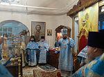 Архипастырь возглавил торжественное Богослужение в храме Покрова Пресвятой Богородицы города Павловска