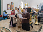 В Великий понедельник епископ Дионисий совершил литургию Преждеосвященных Даров в храме преподобного Сергия, игумена Радонежского, п.г.т. Подгоренский