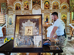 Казачий крестный ход с чтимым образом Божией Матери «Избавительница от бед» прошел по храмам Верхнемамонского района