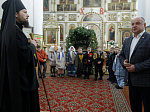 В день памяти святителя Макария Московского Архипастырь совершил Божественную литургию в храме святых апостолов Петра и Павла села Репьевка