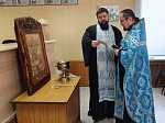 В отдел РУВД по Острогожскому району была принесена чтимая икона Божией Матери «Знамение» Павловская