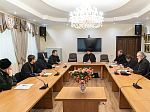 В конференц-зале Воронежского епархиального управления состоялось очередное заседание богослужебной комиссии Воронежской митрополии