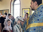 Молитвенное благословение на новый учебный год в храме святого благоверного князя Александра Невского села Митрофановка