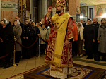 В праздник Светлого Христова Воскресения глава Россошанской епархии возглавил торжественное богослужение в Свято-Ильинском кафедральном соборе г. Россоши