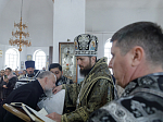 В среду второй седмицы Великого поста епископ Дионисий совершил Литургию Преждеосвященных Даров и диаконскую хиротонию в Казанском храме поселка Каменка