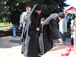 В День Великой Победы духовенство Острогожского благочиния приняло участие в церемониях, посвященных празднику
