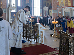 В субботу 2-й седмицы Великого поста Преосвященнейший епископ Дионисий совершил Литургию в Ильинском кафедральном соборе