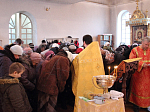 Молебное пение в Казанском храме