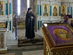 В четверг Страстной седмицы Архипастырь совершил Литургию в Свято-Ильинском кафедральном соборе города Россоши