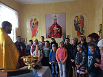 Молебен в с. Копанная пред началом учебного года