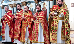 Соборное богослужение в главном храме Павловского благочиния