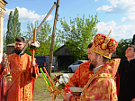 Архипастырь возглавил пасхальную утреню в храме Покрова Пресвятой Богородицы с. Ливенка Павловского благочиния
