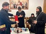 Епископ Россошанский и Острогожский Дионисий в составе монашеской делегации Русской Православной Церкви посетил Лавру преподобного Антония Великого