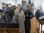 В среду второй седмицы Великого поста епископ Дионисий совершил Литургию Преждеосвященных Даров и диаконскую хиротонию в Казанском храме поселка Каменка