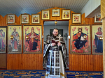 Великопостное богослужение и освящение новых икон для иконостаса в Покровском храме с. Лозовое