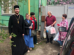 Представители Россошанского благочиния и Красного Креста поздравили ветеранов Великой Отечественной войны