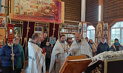 В храме Архистратига Божия Михаила села Воробьевка состоялось торжественное богослужение по случаю престольного праздника