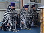 В среду второй седмицы Великого поста епископ Дионисий совершил Литургию Преждеосвященных Даров и диаконскую хиротонию в Казанском храме поселка Каменка