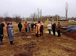 В хуторе Варваровка благочинный совершил молебен с акафистом на месте строящегося храма во имя св. вмч. Варвары