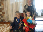 Представители благочиния поздравили ветеранов Великой Отечественной войны