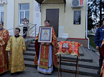 В день памяти сщмч. Евгения Попова епископ Дионисий совершил Божественную литургию в Преображенском храме села Заболотовка в месте служения святого