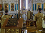 В Неделю 11-ю по Пятидесятнице епископ Дионисий возглавил воскресное богослужение в Свято-Ильинском кафедральном соборе города Россошь