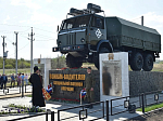 В Кантемировке состоялось открытие памятника воинам автомобилистам участникам специальной военной операции
