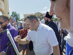 Правящий Архиерей открыл традиционную благотворительную ярмарку, посвященную престольному празднику Ильинского кафедрального собора
