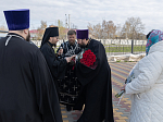 В Великий понедельник епископ Дионисий совершил литургию Преждеосвященных Даров в храме преподобного Сергия, игумена Радонежского, п.г.т. Подгоренский