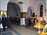 Божественная литургия в Казанском храме Павловска перед наступлением Нового года