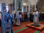 В праздник Благовещения Пресвятой Богородицы епископ Россошанский и Острогожский Дионисий совершил Божественную литургию в храме Вознесения Господня города Калач