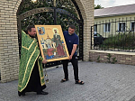 Святыня из Троице-Сергиевой лавры: в Успенский храм города Калач доставлена икона блаженной Ксении Петербургской