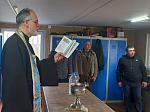 Визит священника на сельхозпредприятие «Агросоюз»: молебен на начало нового сельскохозяйственного сезона
