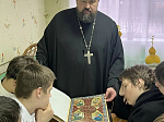Просветительское мероприятие со священником в школе слабовидящих КОУ ВО «Павловская школа‑интернат № 1»