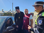 Руководитель отдела Россошанской епархии по профилактике алкоголизма и наркомании провел социальную акцию «Трезвый водитель»