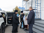 В преддверии престольного праздника Архипастырь совершил всенощное бдение в Покровском храме с. Шапошниковка Ольховатского района