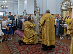 Правящий Архиерей совершил Божественную литургию в храме святых апостолов Петра и Павла с. Репьевка