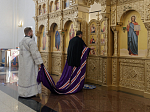 В день престольного праздника Архипастырь совершил Божественную литургию в храме Всемилостивого Спаса города Россошь