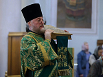Епископ Россошанский и Острогожский Дионисий принял участие в торжественном богослужении в обители князя Даниила Московского