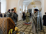 В пятницу второй седмицы Великого поста Архипастырь совершил Литургию Преждеосвященных Даров в храме Великомученика и Победоносца Георгия села Большая Хвощеватка
