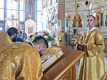 В канун Недели 4-й по Пятидесятнице епископ Россошанский и Острогожский Дионисий совершил всенощное бдение в Свято-Ильинском кафедральном соборе г. Россоши